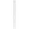 Ekena Millwork Plain PVC Pilaster w/Standard Capital & Base, 7"W x 90"H x 2"P PILP07X090SM01-2 - alternate 4